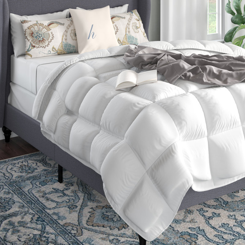 Alwyn Home Lightweight All Season Goose Down Comforter & Reviews Wayfair